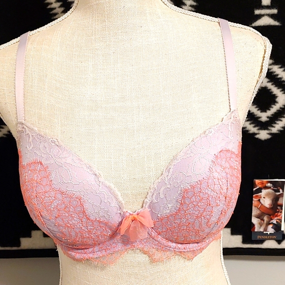 💕 Vintage EUC Victoria's Secret Dream Angels Lined Demi Underwire Bra, Lavender - Picture 2 of 10